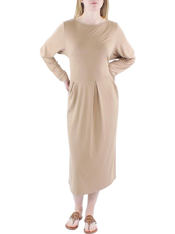 Women's Layered Outfit Browse Our Top Products Plus Womens Comfort Knit Midi Dress