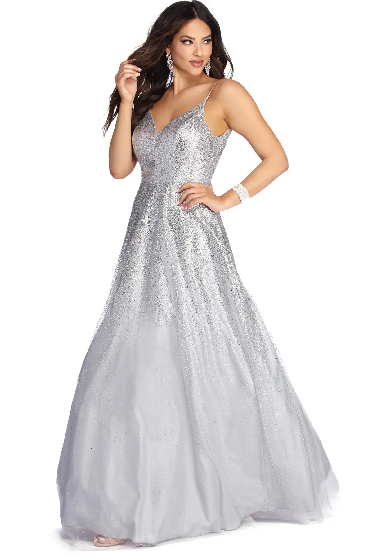 Modern Women's Attire Huge Price Cut Mira Glitter Glow Ball Gown