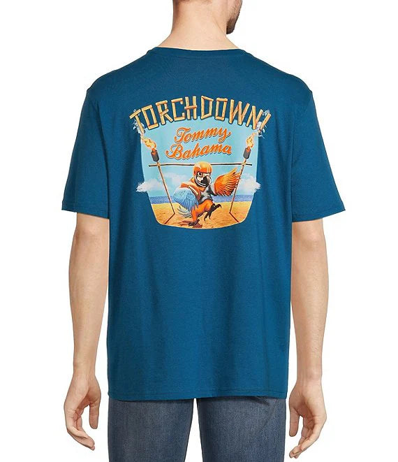 Women's Clothing For Work Flash Sale Tommy Bahama Touchdown T-Shirt - Blue Allure