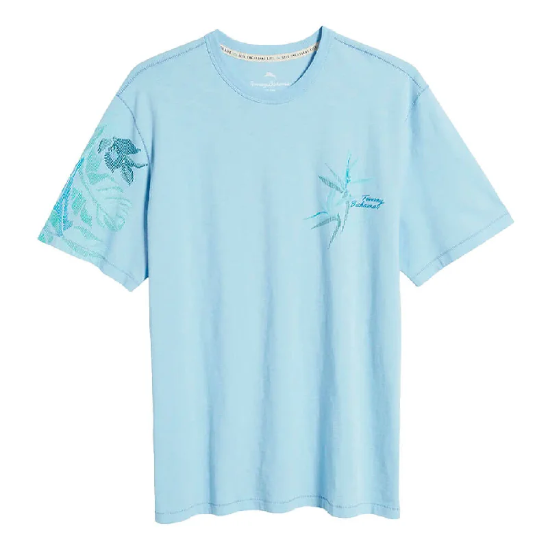 Women's Apparel Boho - Chic Festival - Ready Style Tommy Bahama Blurred Vines Lux T-Shirt - Chambray Blue