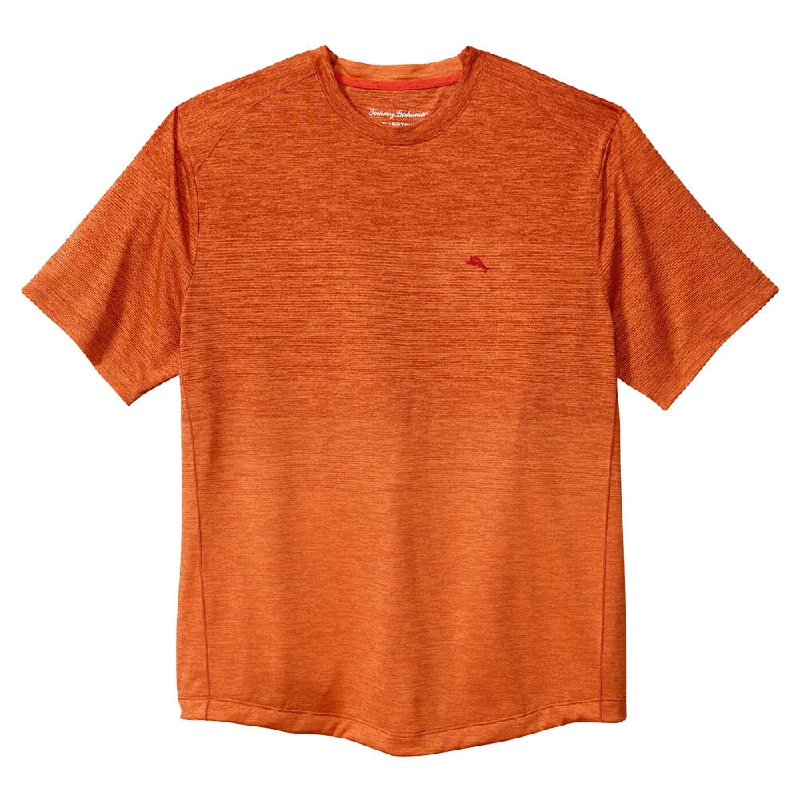 Timeless Women's Clothes Fashion Forward Tommy Bahama Oasis Fade Crew T-Shirt - Bajana Orange