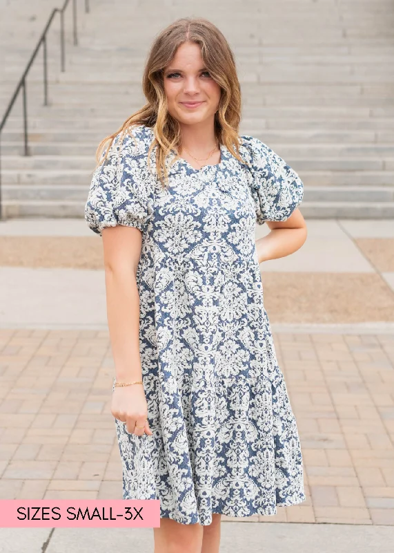 Women's Layered Outfit Trend Alert Hadlee Navy Multi Floral Dress