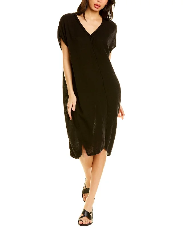 Women's Comfortable Clothes For Weekends Evening Looks Michael Stars Louie Short Sleeve Midi Dress