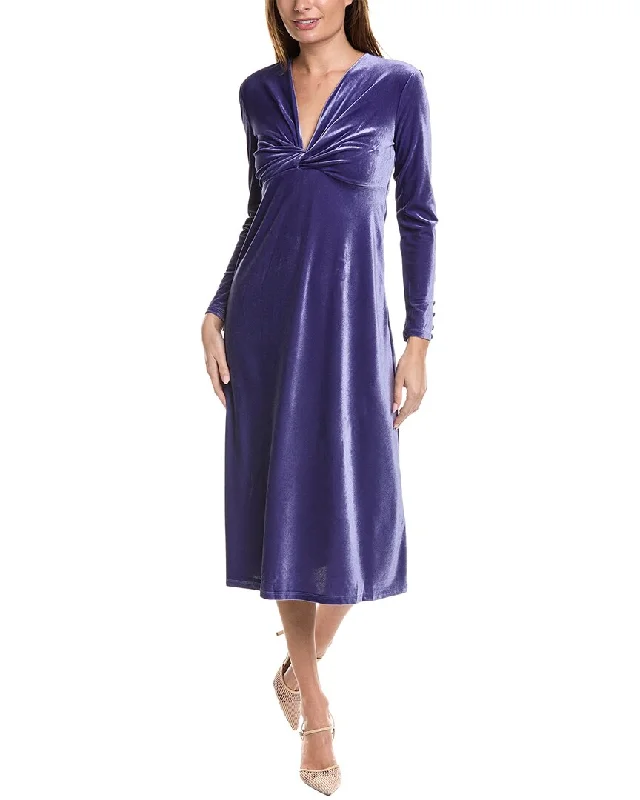 Women's Romantic Outfit Explore What's New Maggy London Velvet Midi Dress