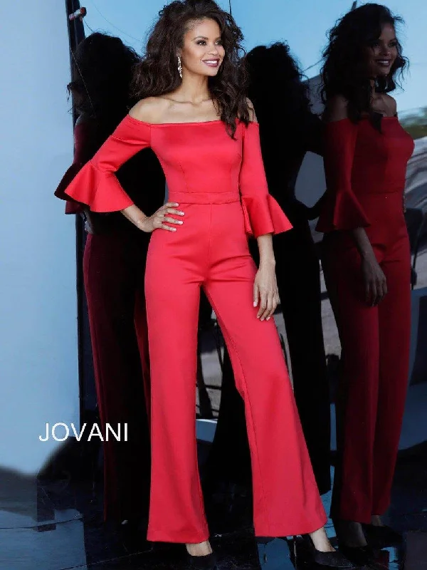 Fashion-Forward Women's Clothing Winter Warm - Up Sale Jovani 1006 Formal Jumpsuit