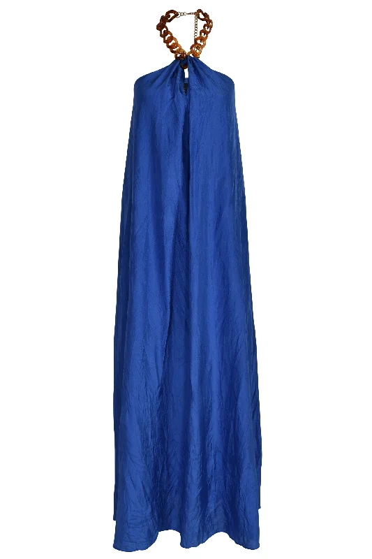 Women's Chic Outfit Designer Wear On Sale Husk Hydra gown - Cobalt