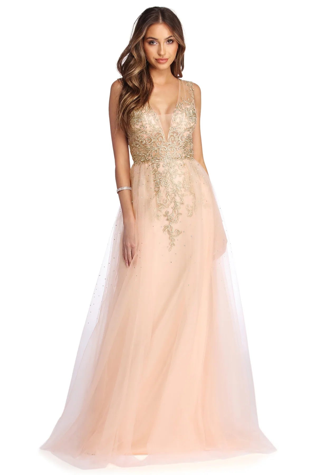 Women's Effortless Casual Outfit Hot Picks Maryanne Beaded Tulle Ball Gown