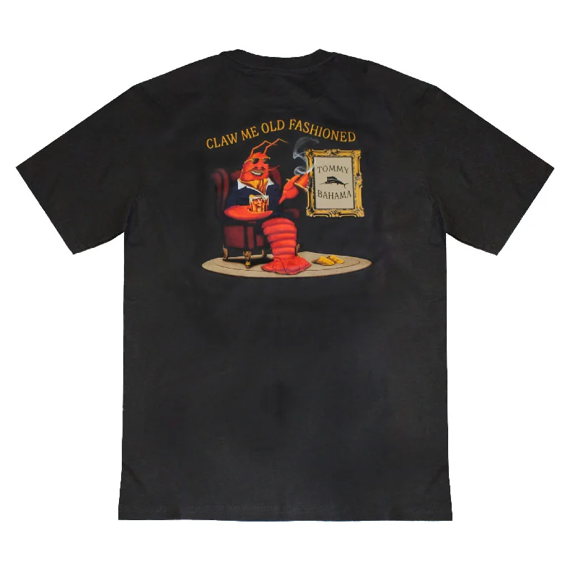 Women's Night-Out Clothes Style Upgrade Tommy Bahama Claw Me Old Fashoned T-Shirt - Coal