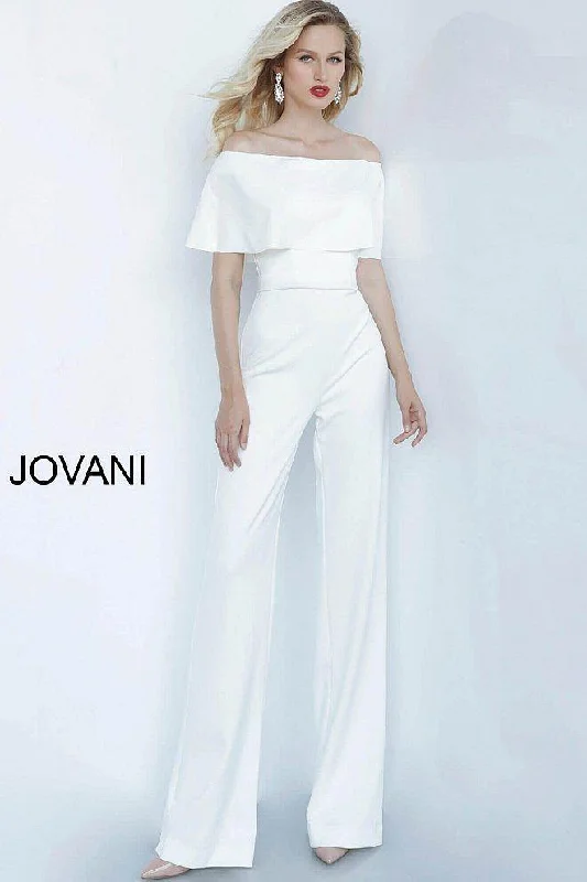 Women's Everyday Clothes Effortless Sophistication Jovani 68984 Formal Jumpsuit