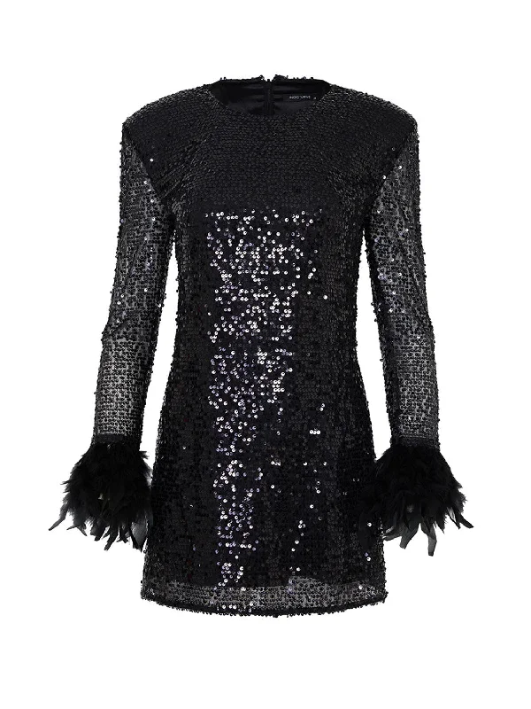 Classic Women's Clothing Styles Mother'S Day Special Sequined Mini Dress