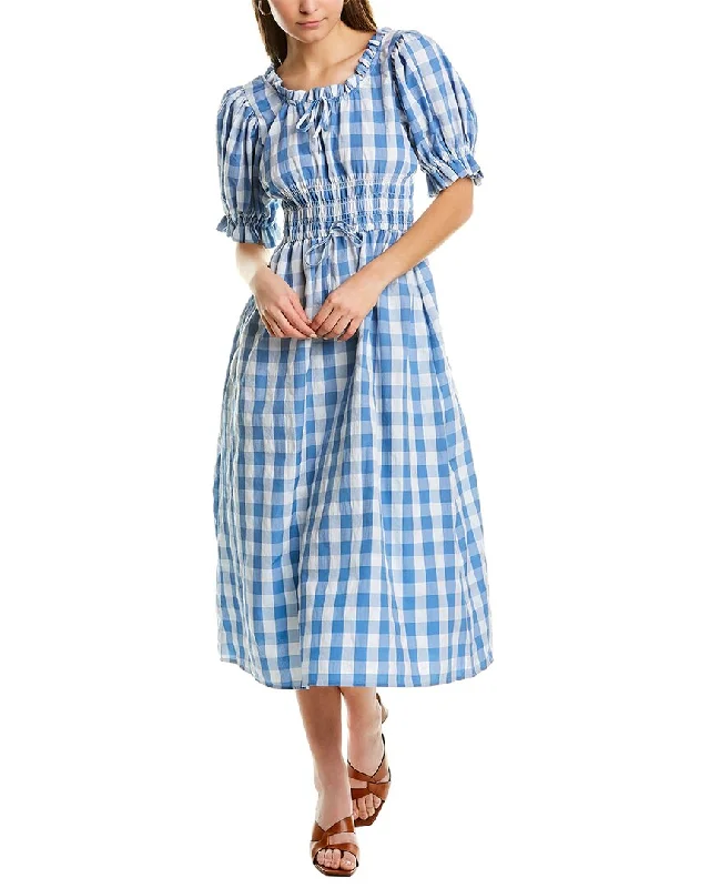 Classic Clothes For Women Budget Saver Moonsea Gingham Midi Dress