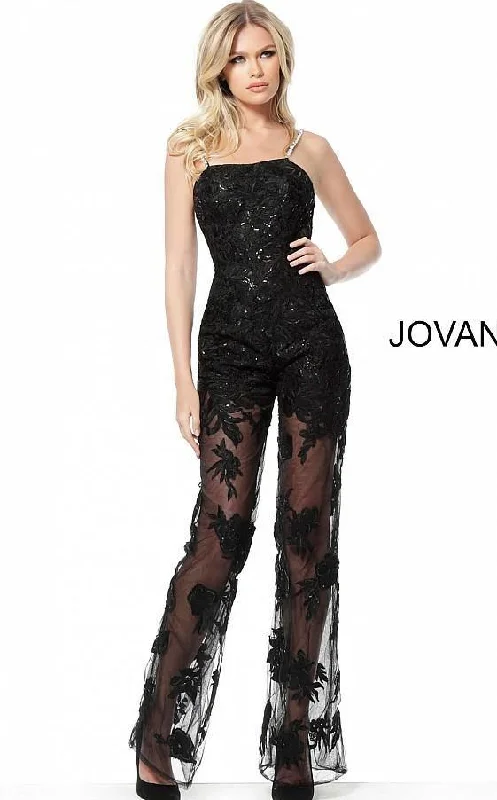 Women's Date Night Outfit Unbeatable Prices Jovani 59225 Formal Lace Evening Jumpsuit Sale