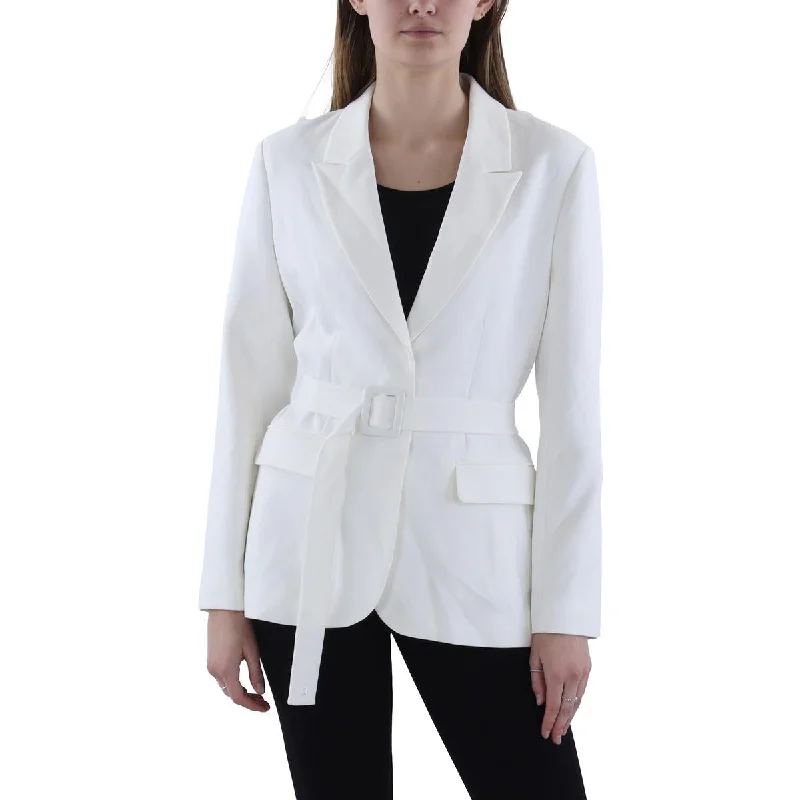 Casual Apparel For Women Trendy Styles Womens Collared Pocket Two-Button Blazer