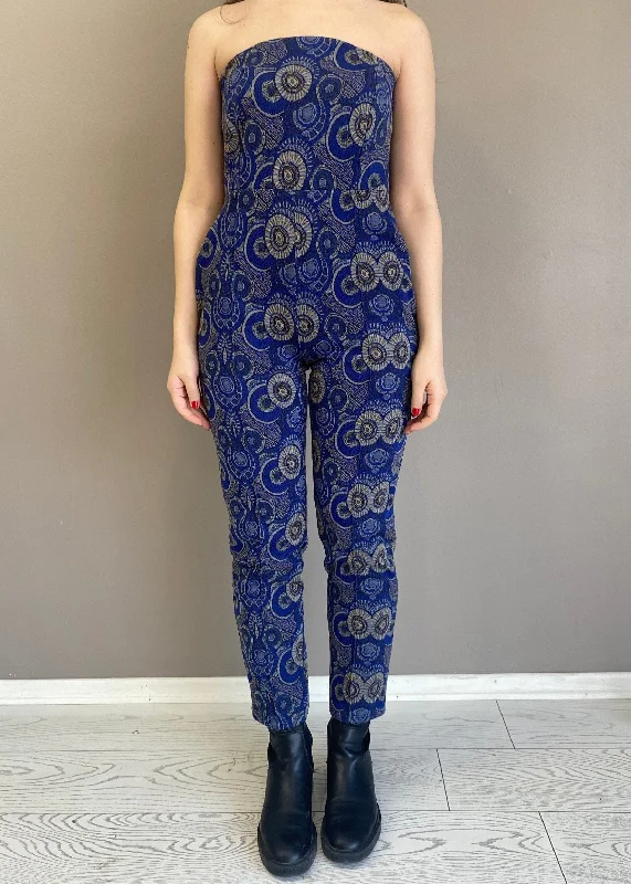 Women's Activewear Garments Elegant Clothing Blue Conakry Jumpsuit