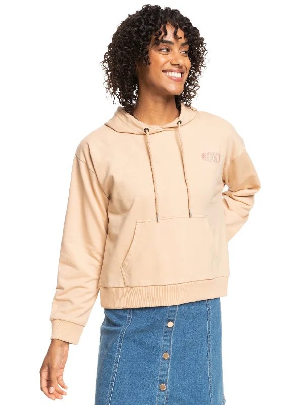 Women's Outerwear Clothing Contemporary Elegance Afternoon Hike Hoodie - Hazelnut