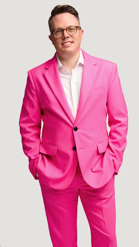 Modern Women's Clothes Exquisite Women's Wear Sale #VotingSuitsYou Unisex Ally Blazer in Seasonless Wool | Bright Pink