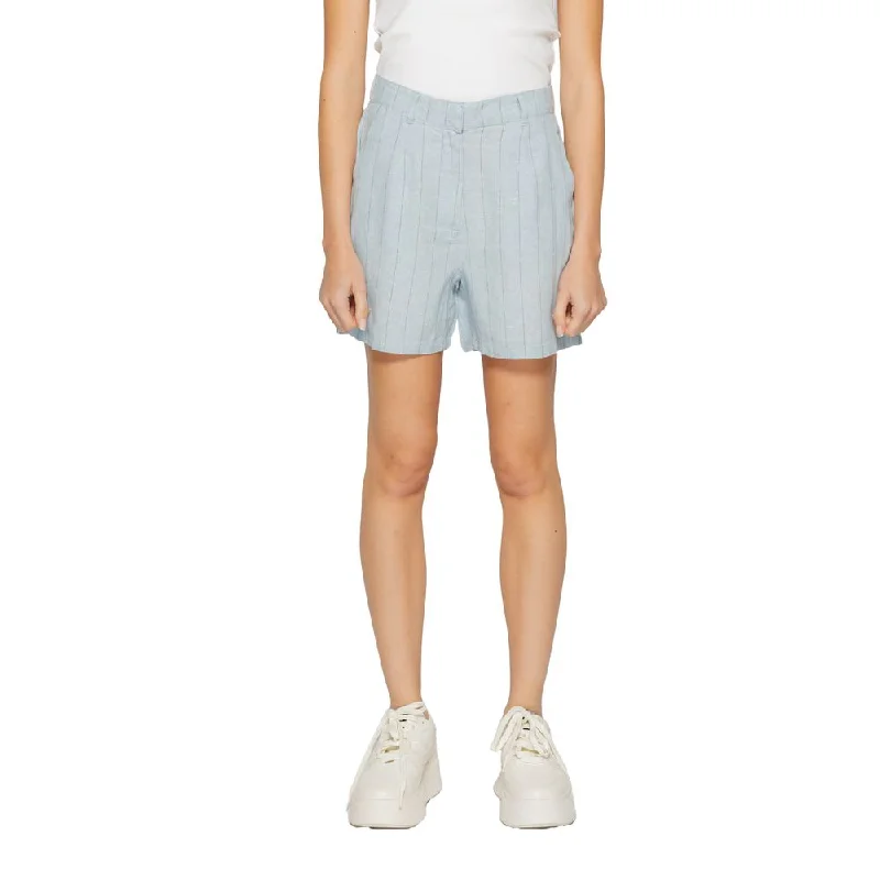 Women's Vintage Garments Refined Look Vero Moda blue Linen Women's Short