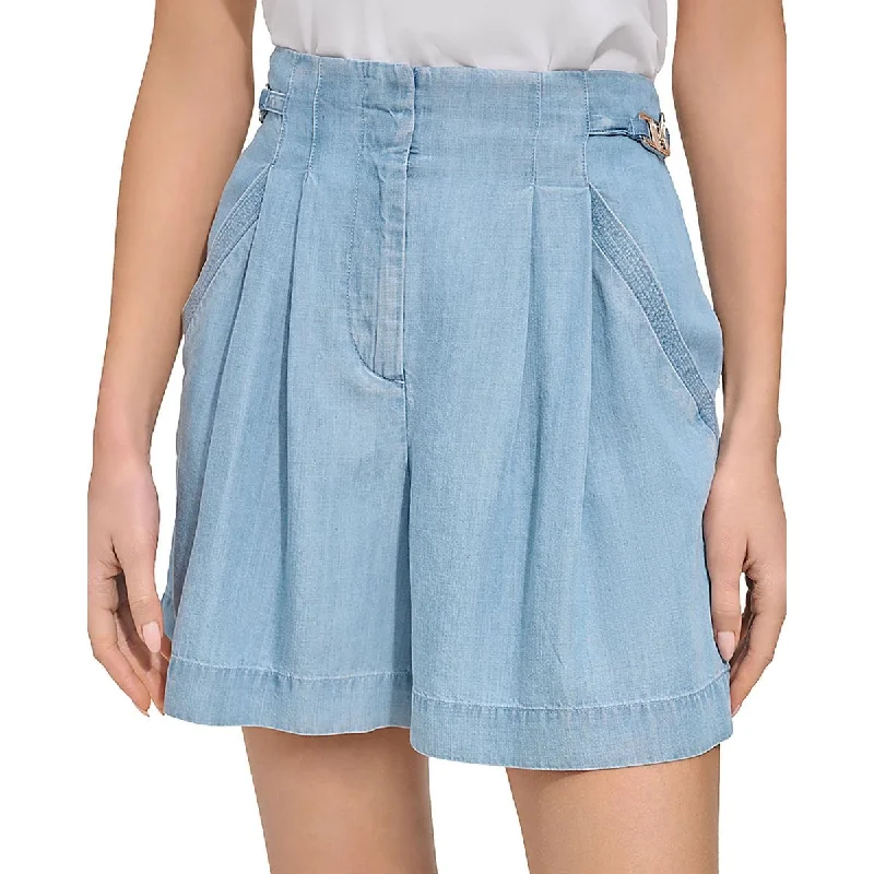 Women's Relaxed Clothes Great Prices On Feminine Styles Womens High Rise Pleated Casual Shorts