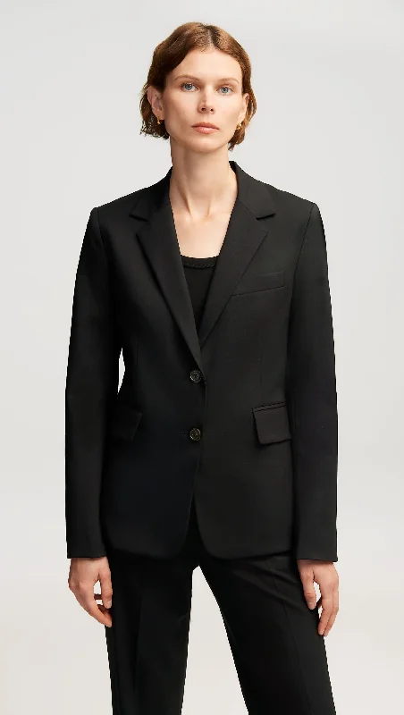 Women's Seasonal Garments Clearance Event Copain Blazer in Seasonless Wool | Black