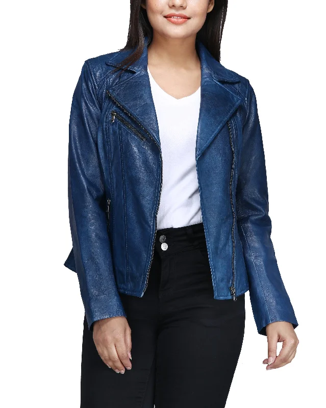 Women's Clothes And Garments Bold Silhouette Women's Leather Jacket