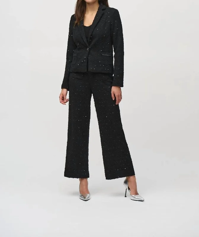 Tailored Clothing For Women Special Offer For You Sequin Boucle Blazer In Black