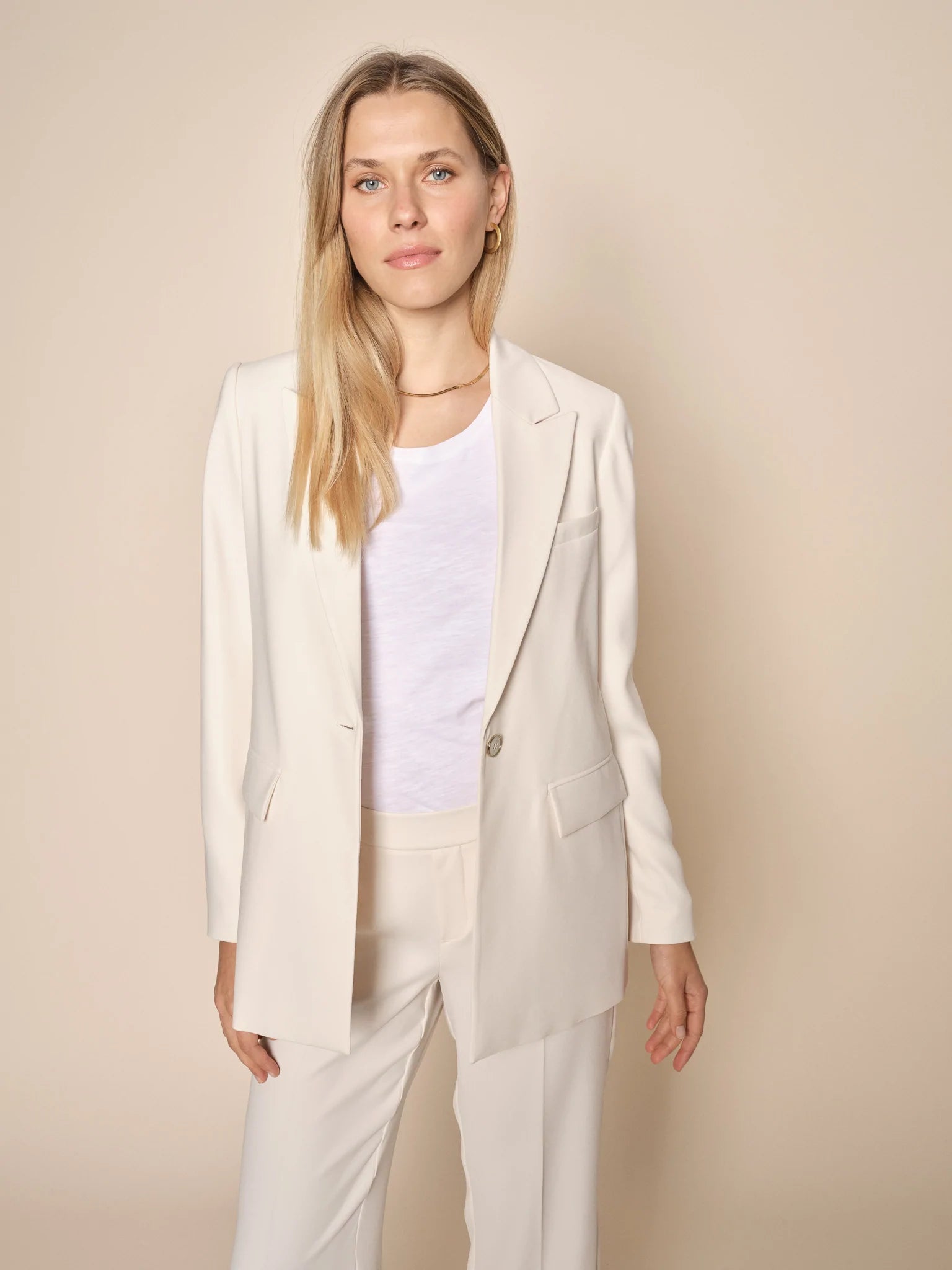 Women's Professional Garments Polished Finish Mos Mosh Bine Leia Blazer -Birch