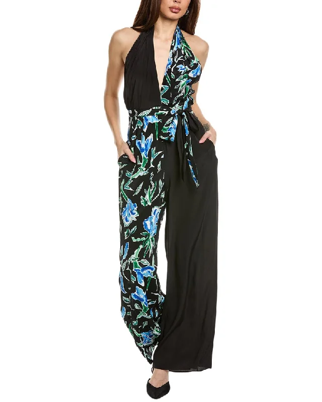 Formal Outfit For Women Catch Every Fashion Trend Diane von Furstenberg Cort Silk-Blend Jumpsuit