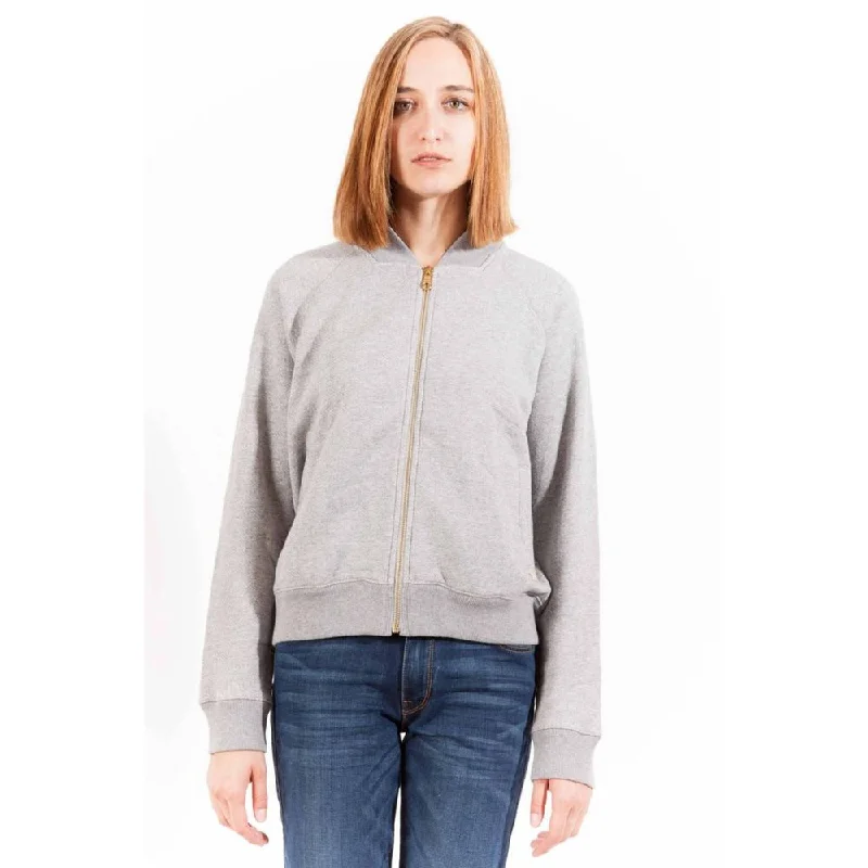 Affordable Women's Attire Get The Latest Trends Gant Chic  Zippe Cotton Sweatshirt with Women's Logo