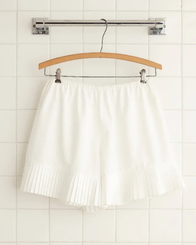 Women's Holiday Clothing Fashion Essentials Brunch Shorts - White