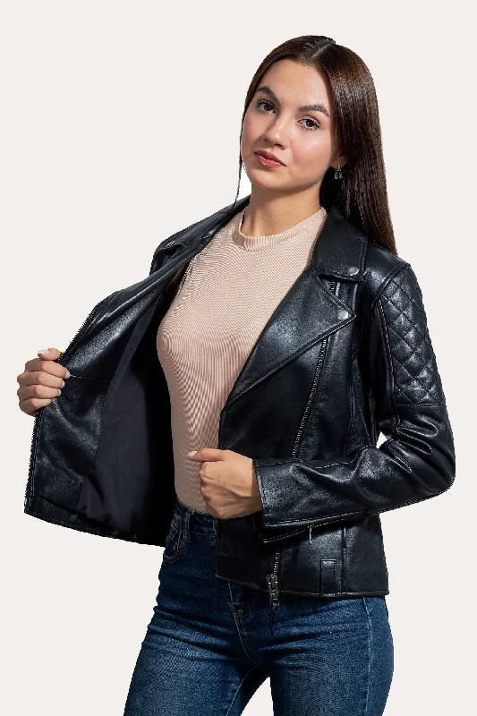 Women's Stylish Casual Garments Effortless Comfort Frye  Biker Jacket