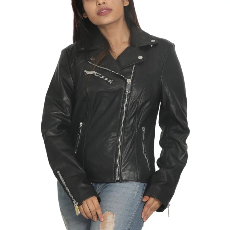 Women's Outdoor Activity Garments Casual Elegance Women's Leather Jacket