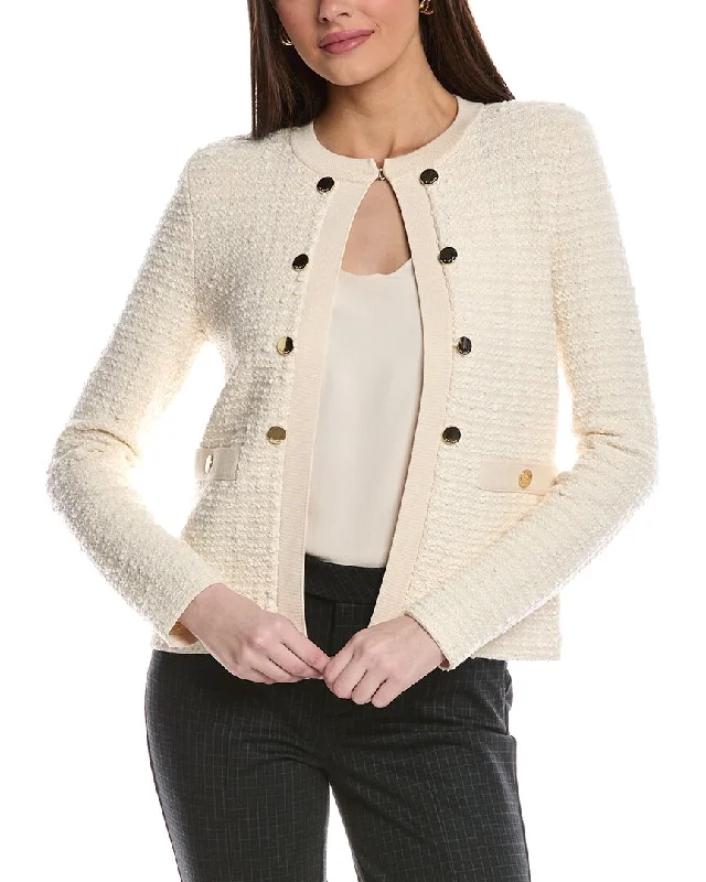 Women's Fashion-Forward Apparel The Good Stuff St. John Donna Knit Tweed Wool-Blend Jacket