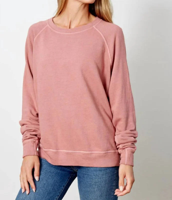 Charming Women's Clothes For Special Events Feminine Allure The Smith Sweatshirt In Strawberry