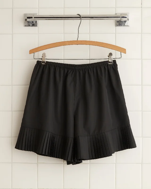 Women's Urban Clothing Evening Elegance Brunch Shorts - Black