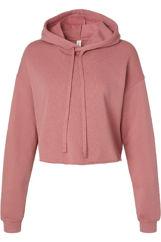 Women's Resort Garments Limited Time Deal BELLA + CANVAS Women´s Crop Fleece Hoodie