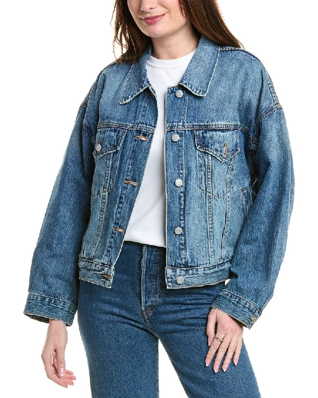 Casual Garments For Women Holiday Sale Pistola Margot Oversized Denim Jacket