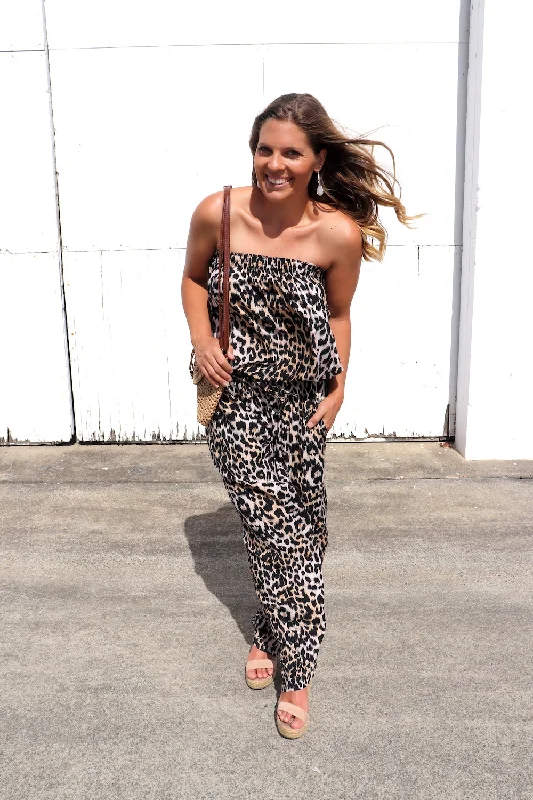 Women's Occasion Wear Clothing Chic Style, Always In Vogue Living It Up Long Jumpsuit In Africa