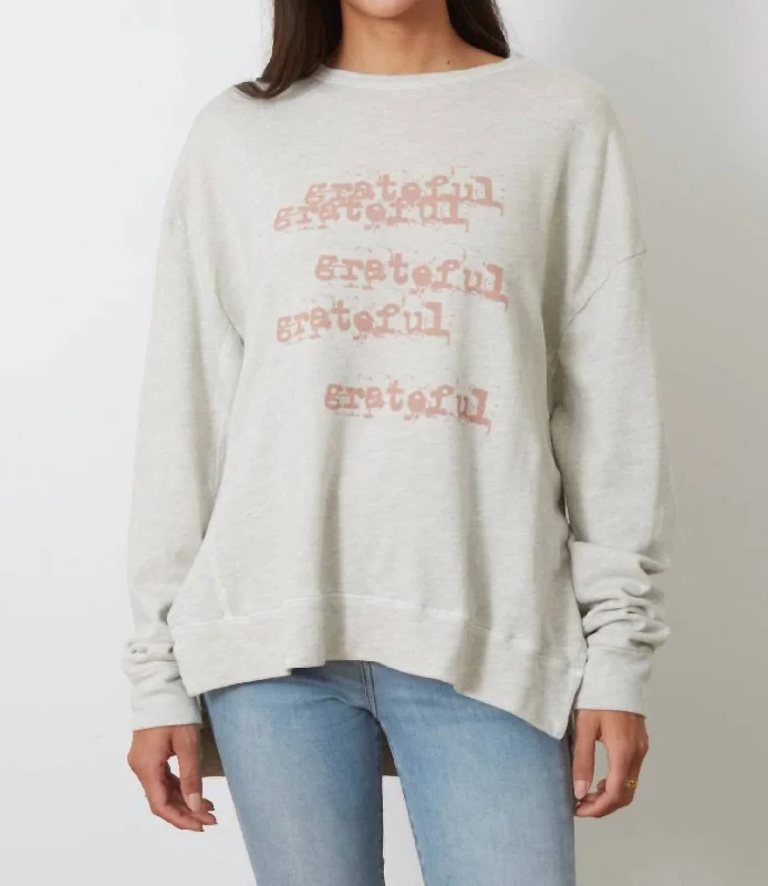 Women's Fashion Clothes Dreamy Aesthetic Dawn Sweatshirt In Grateful Stack