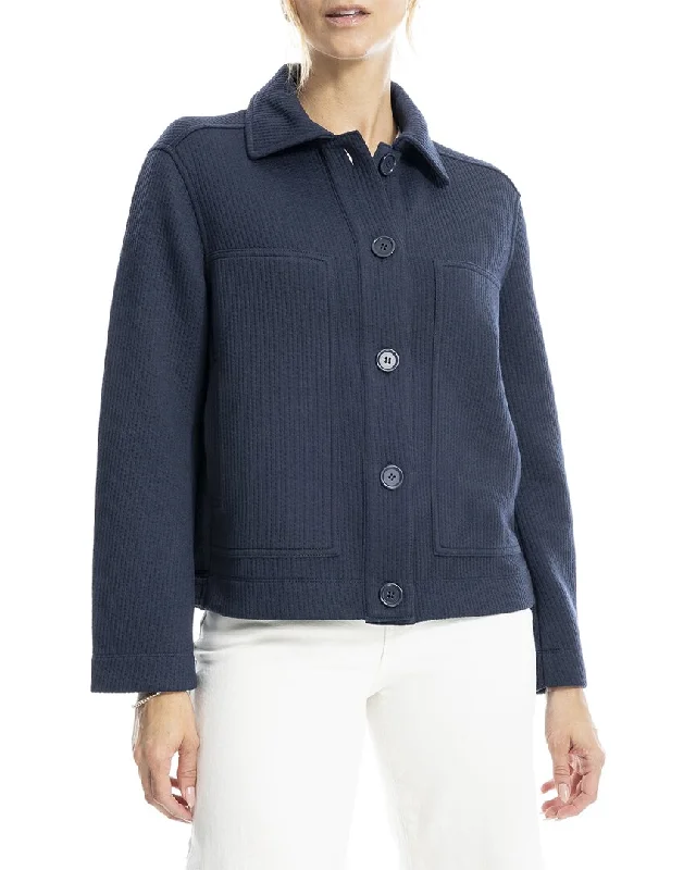 Women's Tailored Outfit Seasonal Trend Max Studio Ribbed Jacket